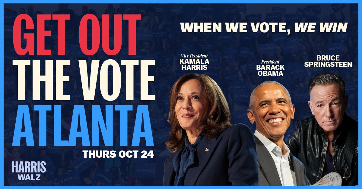 Get Out the Vote Rally with Vice President Harris, President Obama ...